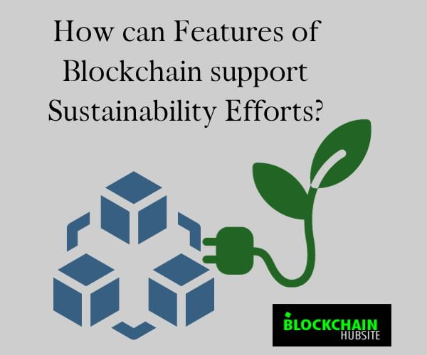 How Can Features Of Blockchain Support Sustainability Efforts