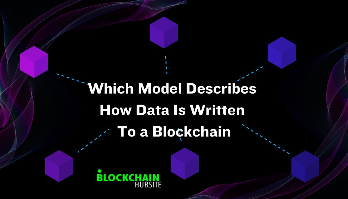Which Model Describes How Data Is Written To a Blockchain