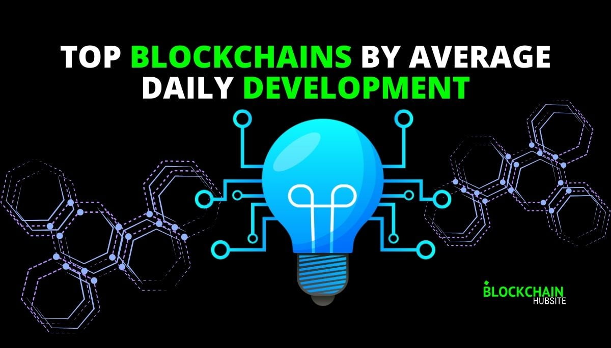Top Blockchains By Average Daily Development
